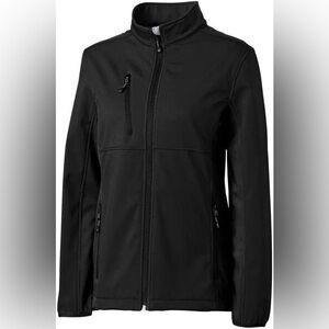Clique Women's Narvik Eco Stretch Black Softshell Wind & Water Resistant Jacket